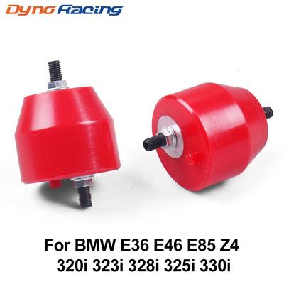 Engine Front L&R Mount Mounting Insulator For BMW E36 E46 Compact Z3 Z4 Inline 6CYL 85A Polyurethane 11811140985 22116779970