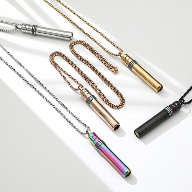 Stylish Anxiety Relief Necklaces Delicate Breathing Necklaces Neck Jewelry for Mindfulness and Anxiety Reduction