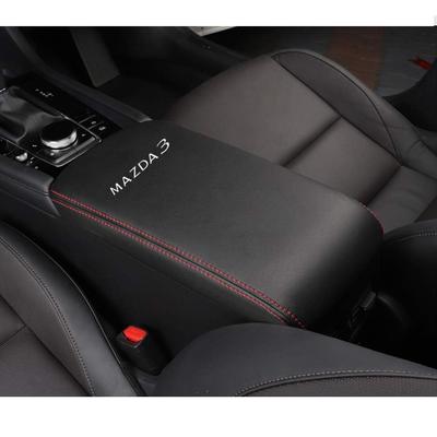 BOYOUS Armrest Center Console Console Box Leather Custom Parts for Mazda3 BP Series 2019 Designed Specifically for Mazda3 Protects Against Stain and