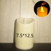 Flameless Flickering LED Candles Light Flameless Candles Battery Powered Candles for Wedding Decor Birthday Party Supplies Warm