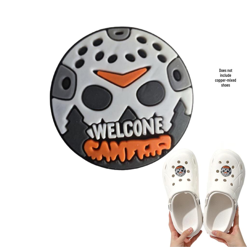 Halloween Cartoon Shoe Charms - Cute Detachable Accessories for Cross-Border Shoes