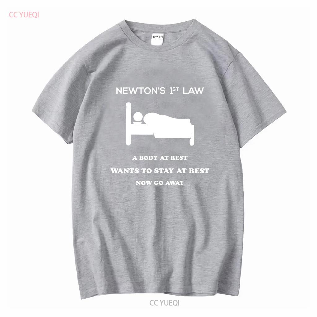 Big Sale Newtons First Law Now Go Away Funny Birthday S T Shirts S To 5xl Vintage Washed Graphic Comfortable Breathable