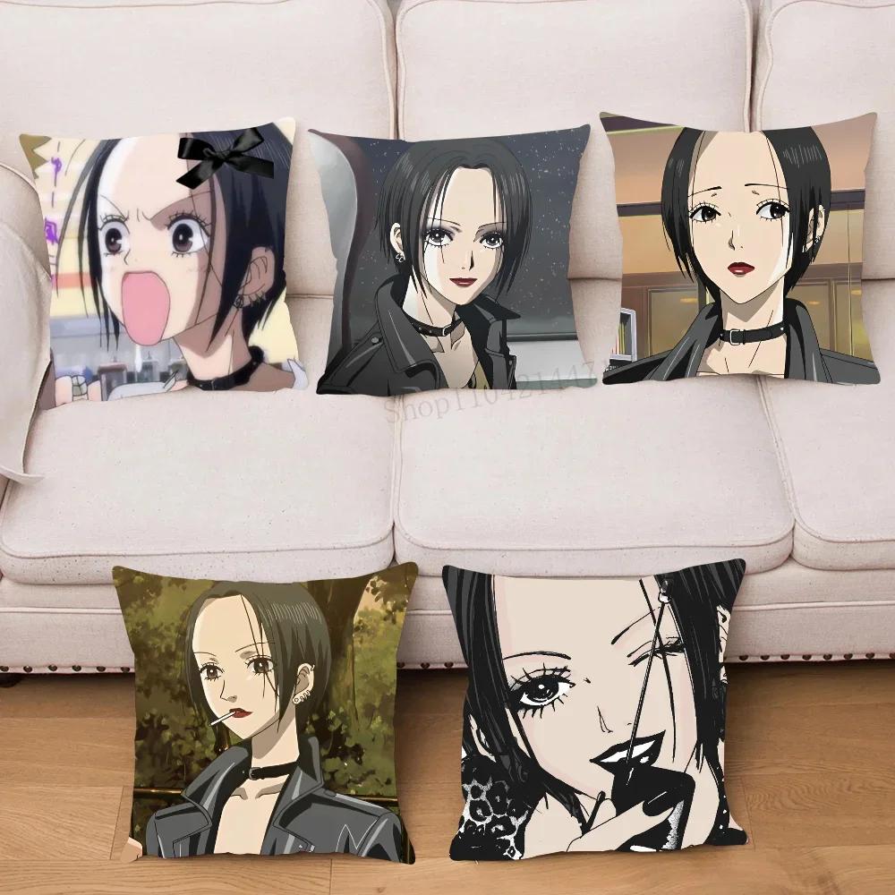 1pc Japanese Classic Anime NANA Pillow Case Square Bedroom Sofa Leisure Comfort Cushion Car Living Room Home Decoration