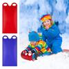 Toddler Snow Sled Lightweight Roll Up Snow Sled Flexible Roll-Up Snow Sled For Children Portable Toddler Snowboard Sled For Snow