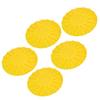5pcs Beehive Door Exit Disc Plastic 16 Way Round Anti Running Escape Plate Beekeeping Tool 9.8x0.3in Yellow