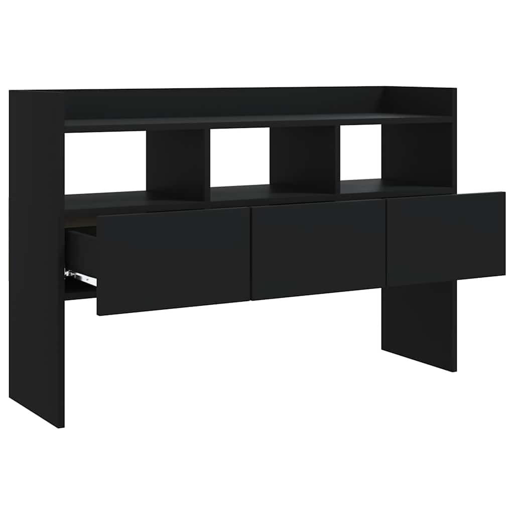 vidaXL Sideboard Schwarz 105x30x70 cm Holzwerkstoff