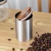 1 Stück Aufbewahrungsgläser mit luftdichtem Deckel, Behälter Küchen-Lebensmittelbehälter mit Akazienholzdeckeln für Kaffeebohnen/Zucker/Tee/Nüsse