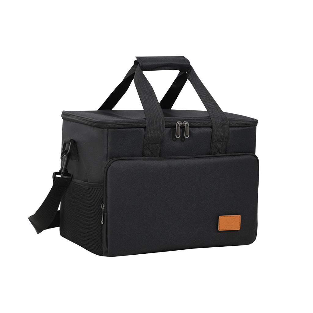 Insulated Lunch Box For Men & Women – Leak-Proof Cooler Bag With 4 Pockets, Adjustable Strap, Perfect For Work, Travel, And Picnics