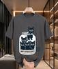 2026 New 100 Cotton Tshirt Cute Black Cats In Pill Bottle Anti Depressants Funny Healing Print Unisex Tee Casual Short Sleev