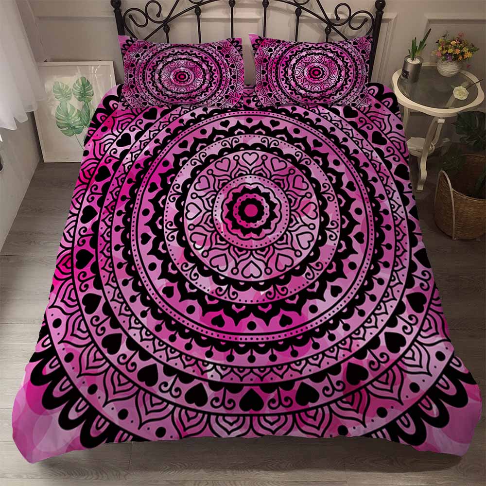 Luxury Bedding Set For Mandala Classic Colors Super Size Bohemian Bedset King Queen Full Duvet Cover Sets Boho Bedclothes Double