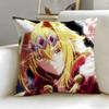 anime A Wild Last Boss Appeared Cushion Cover Soft  EasyWash Pillow Case  Versatile for Couch Bed Travel and Office