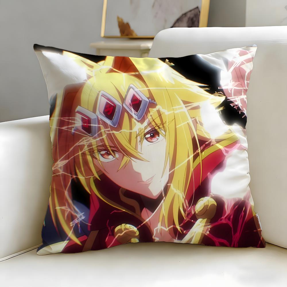 anime A Wild Last Boss Appeared Cushion Cover Soft EasyWash Pillow Case Versatile for Couch Bed Travel and Office