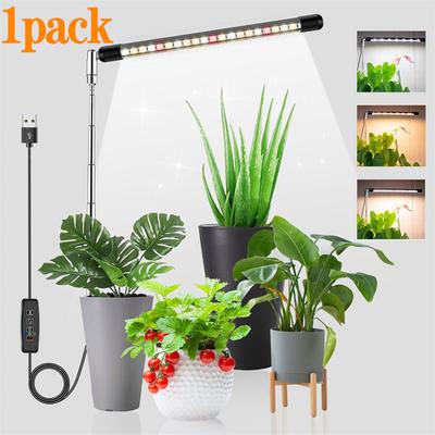 LED Pflanzenlampe Pflanzenlicht Vollspektrum Pflanzenlampe Dimmbar Timer Pflanzenlampe Pflanzenlampe für Zimmerpflanzen Gemüse Blumen Pflanzenlampe Höhenverstellbar