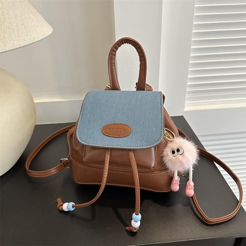 Stylish and Simple Casual Bag Autumn and Winter Women's Commuter Texture Backpack Women's Bag Commuter Messenger Bag