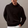Calvin Klein Jeans Solid Color Loose Casual Comfortable Hooded Long Sleeve Sweatshirt Men sweatshirt Black 40BM227-BAE