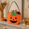 Reusable Pumpkin Candy Holders Halloween Felt Bag Ghost Skull Cat Owl Tote for Lightweight Trick or Treat Pails Kids Non Woven Handbag Party Favor