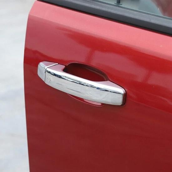 4X Chrome Exterior Door Handle Cover Trim For Chevy Colorado/GMC Canyon 2015-22