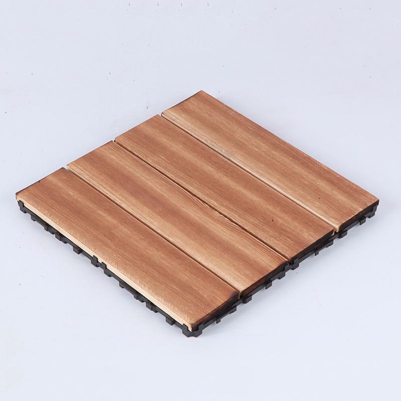 Durable Outdoor Pinus Sylvestris Splicing Wood Flooring for Gardens and Patios