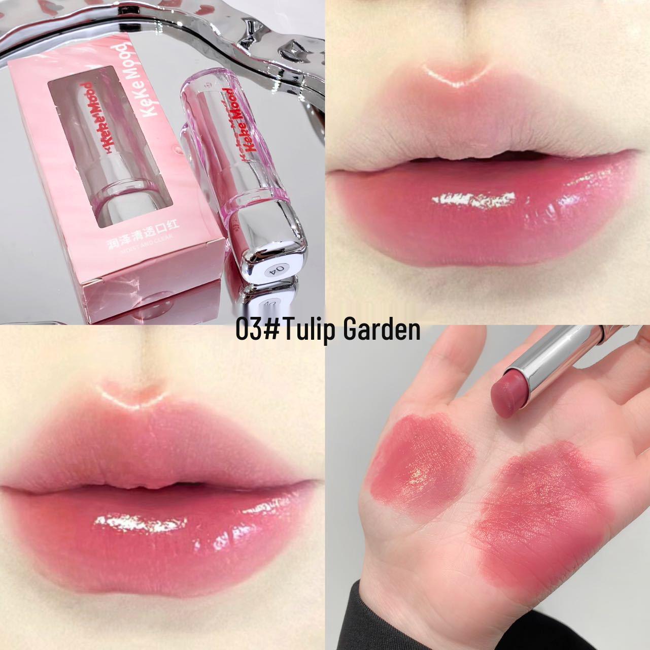 

Kekemood Moisture-Rich Waterproof Lip Gloss: Sheer, Long-Lasting Nude Shine for Spring/Summer. 3.5g