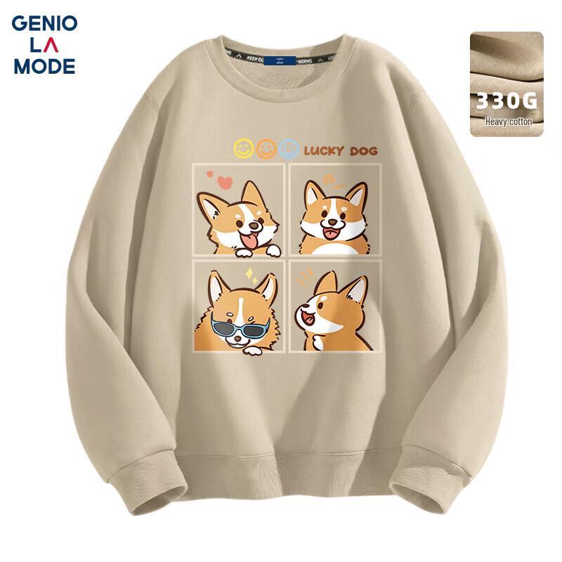 

GENIOLAMODE Men s Casual Printed Round Neck Sweatshirt 3XL