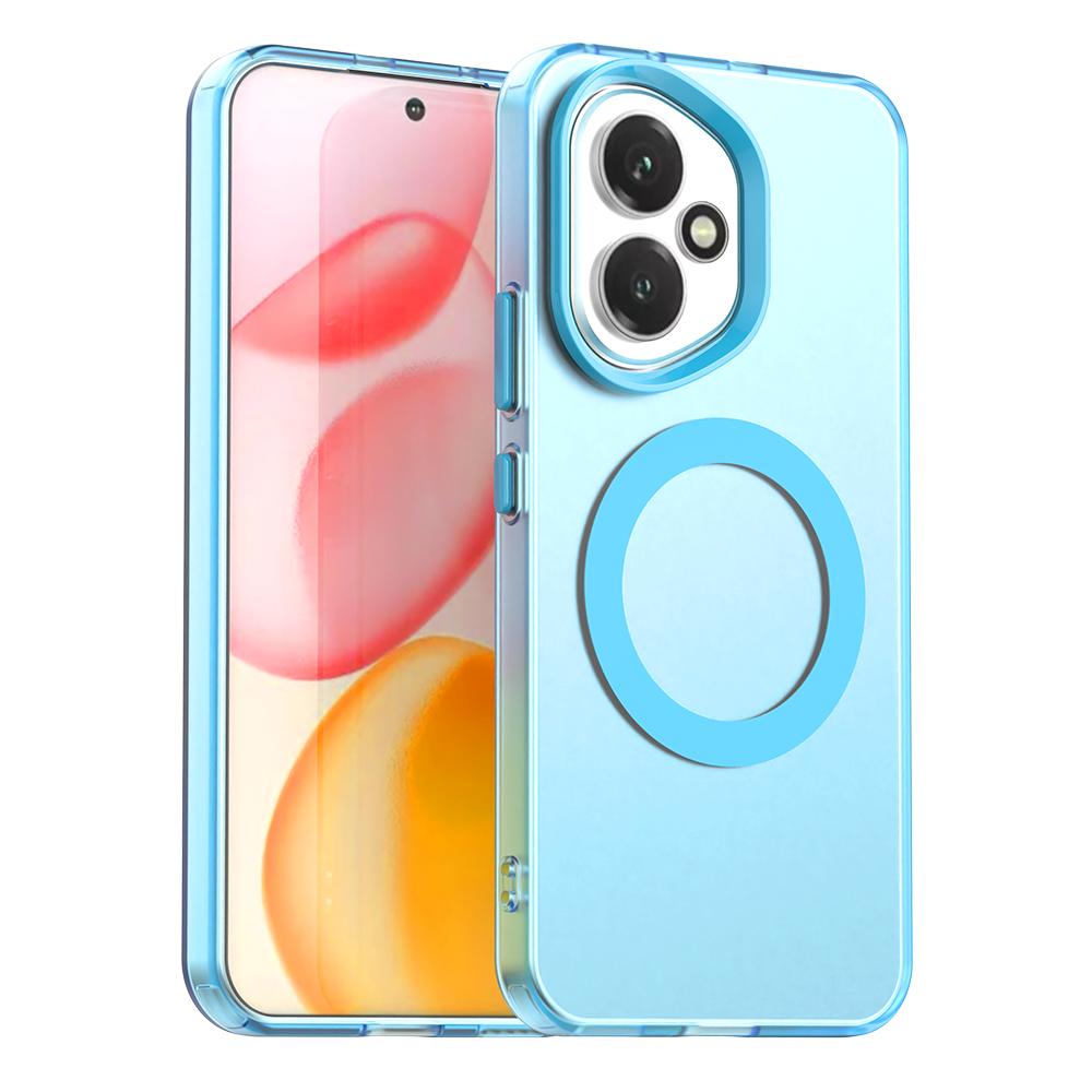 Magnetic Wireless Charging Case For Honor 400 Pro 400 Lite 5G Cover Candy Colors Transparent Back Shell Fundas Coque