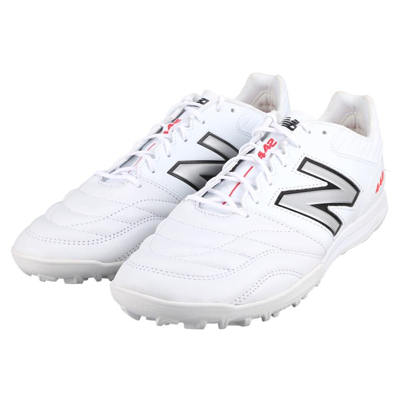 New Balance 442 V2 Pro TF Rubber Broken Studs Cushioning Wear-Resistant Soccer Shoes Men's White Sneakers MS41TWT2-2E
