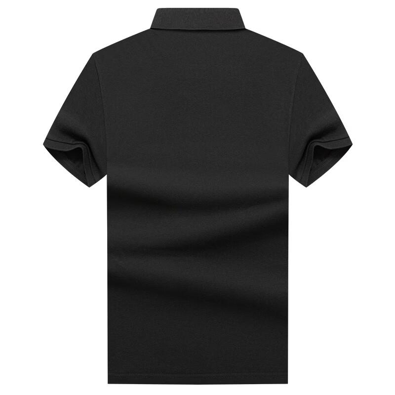 LIMENG Men's Pure Cotton Short Sleeve Polo Shirt
