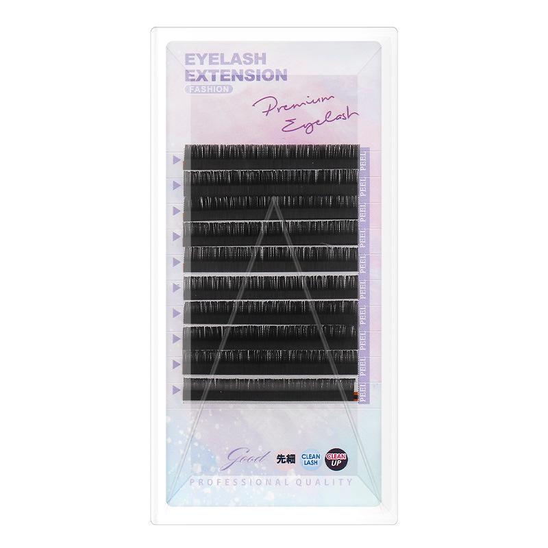 L-shaped Fox-eye 0.20 Super Soft LC Curl Eyelash Extensions