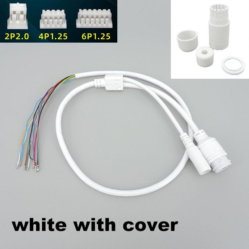 11 core CCTV POE IP netzwerk Kamera PCB Modul video power kabel RJ45 DC buchse Terminallas wasserdicht mit 4/5(+) 7/8(-)