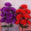 Simulation Peony Flower 10 Heads Rich and Core-spun Peony Simulation Flower Wedding Home Studio Decoration Artificial Fake Flower