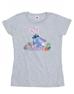 Womens/Ladies Lilo & Stitch Hippity Hop Stitch Cotton T-Shirt