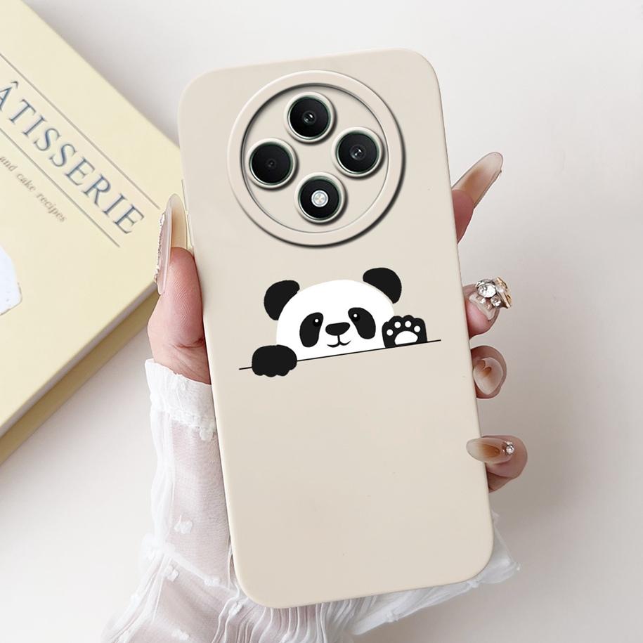 For OPPO Reno 12F 5G Case 2024 Fashion Pretty Girls Soft Liquid Silicone Shockproof Cover For OPPO Reno12 F 4G Reno 12 FS Bumper