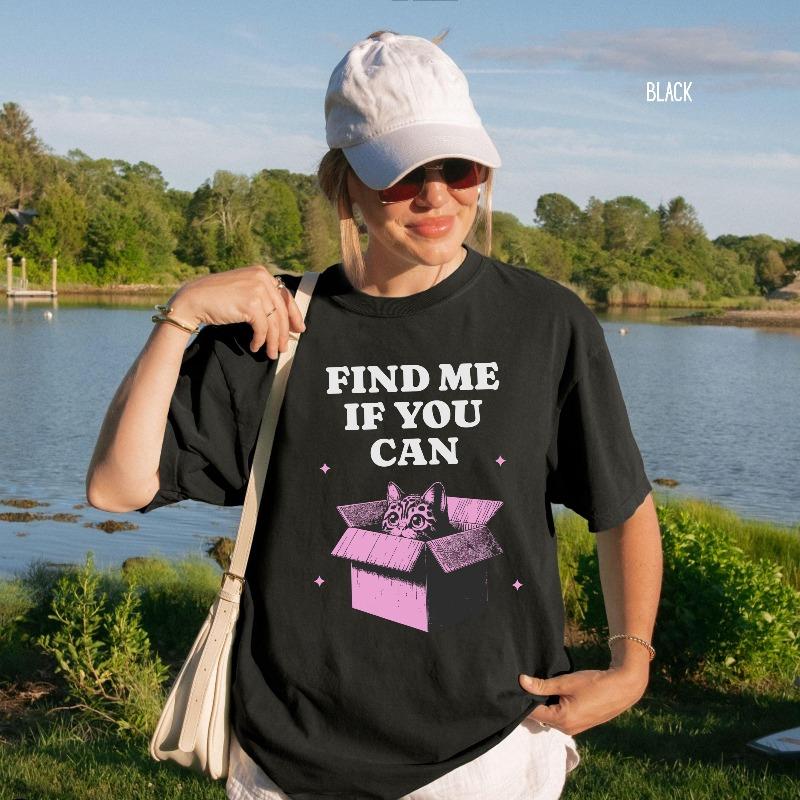 Cute Cat Shirt Funny Kitten Tee Cat Graphic Tee Trendy Animal Shirt Cute Kitty Top Pet Lover Shirt Viral Cat Tee S