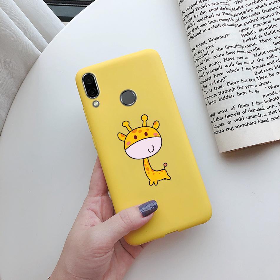 Süße Katzen Kaktus Avocado Herz Hüllen Für Huawei Honor Play Abdeckung Mattes Silikon Handyhülle Für Honor Play COR L29 HonorPlay Fundas