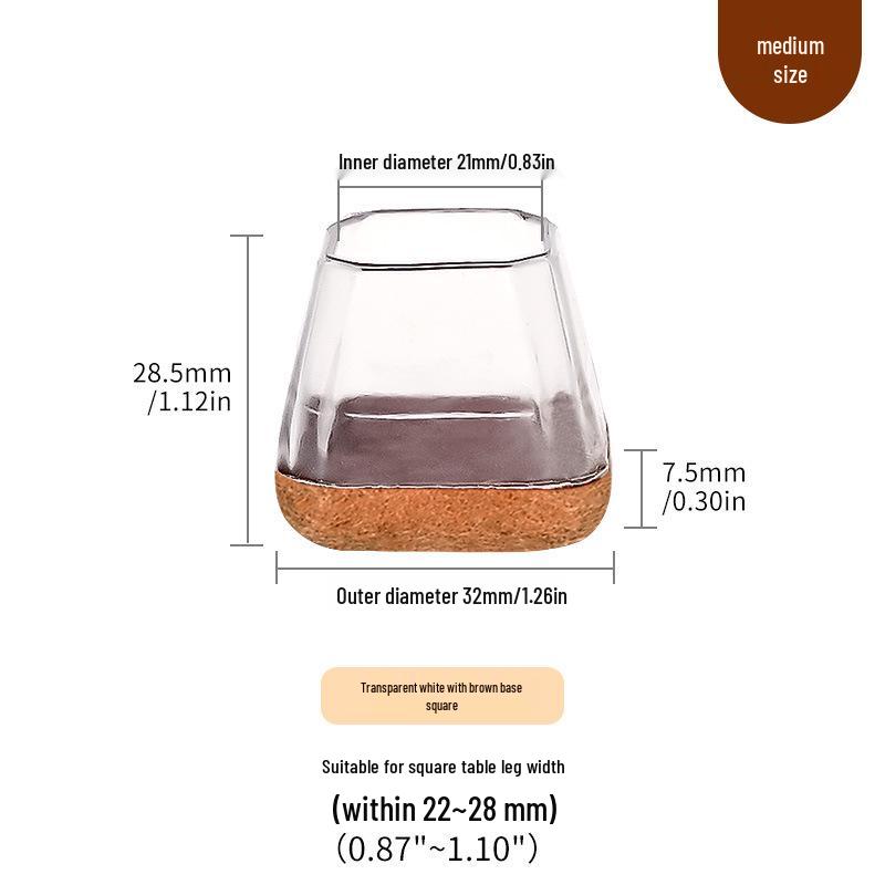 Silicone Chair and Table Leg Covers - Silent, Non-Slip Protection for Furniture