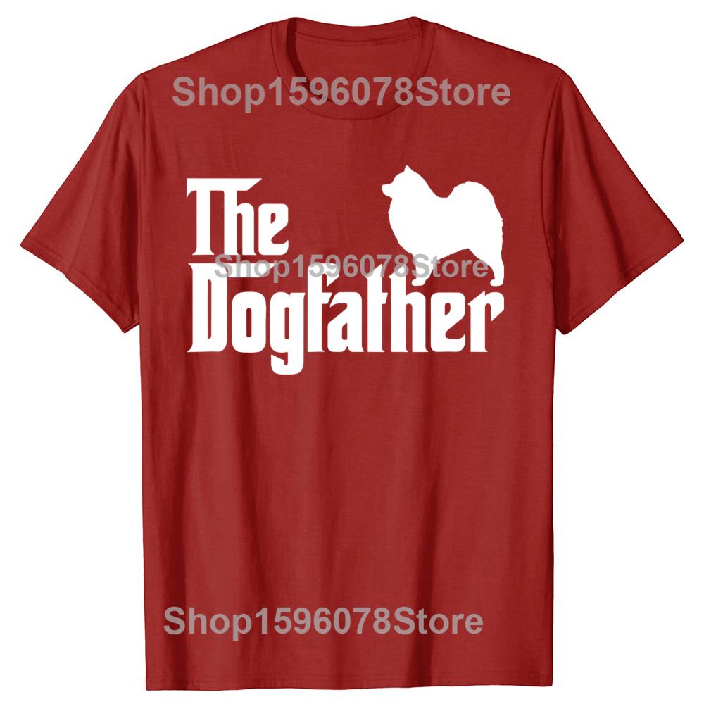 Funny Samoyed Lover Gift DogFather T Shirts Summer Style Graphic Cotton Streetwear Short Sleeve T-shirt Mens Clothing
