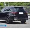 Compatible Rear Lip Tailpipe Dual Exhaust for 15-22 Mercedes-Benz GLC AMG GLC43/63