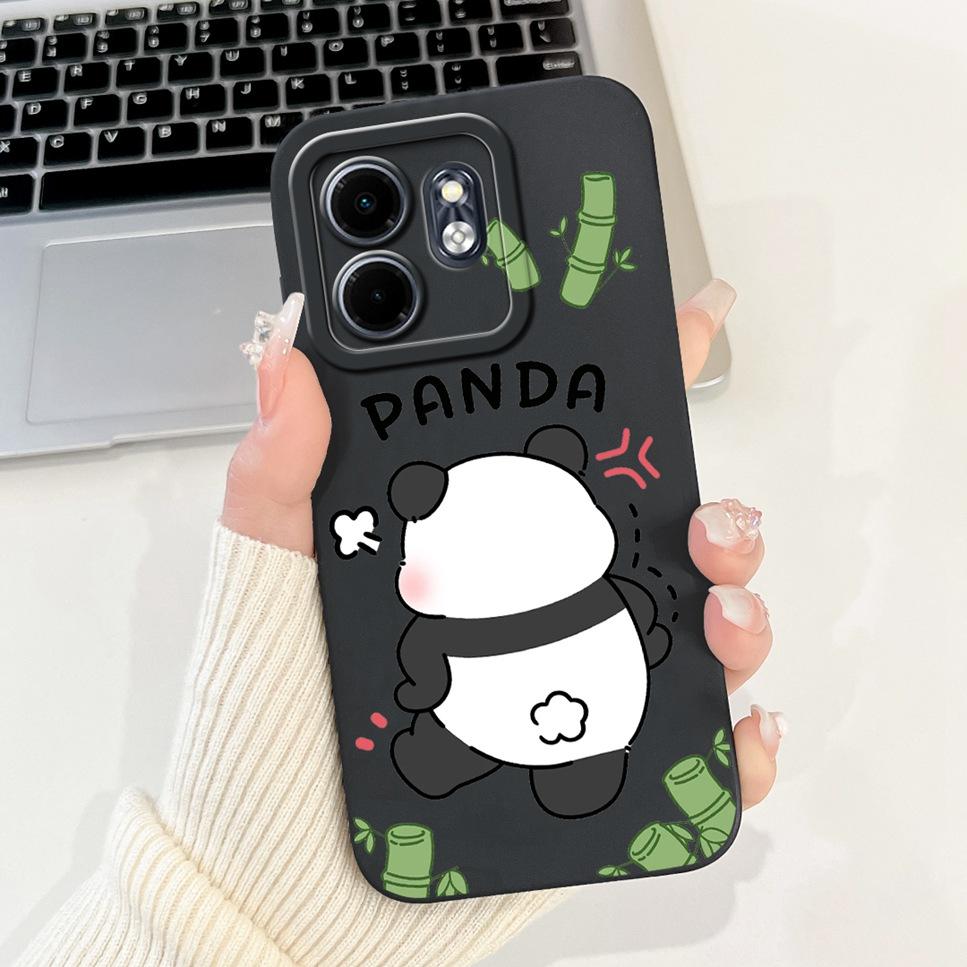 2024 For Infinix Hot 50i Case HoT50i Shock Proof Black Silicone Soft Phone Case For Infinix Hot 50i 50 i X6531 Back Cover Fundas