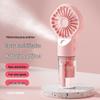 F3 Portable USB Rechargeable Mini Fan: Handheld, Desktop, Hydrating Spray – Perfect for School or Dorm Gifts