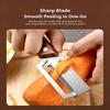 Multi-Functional Vegetable Peeler For Kitchen, Ultra-Sharp Stainless Steel Blade With Wooden Handle And Bottle Opener
