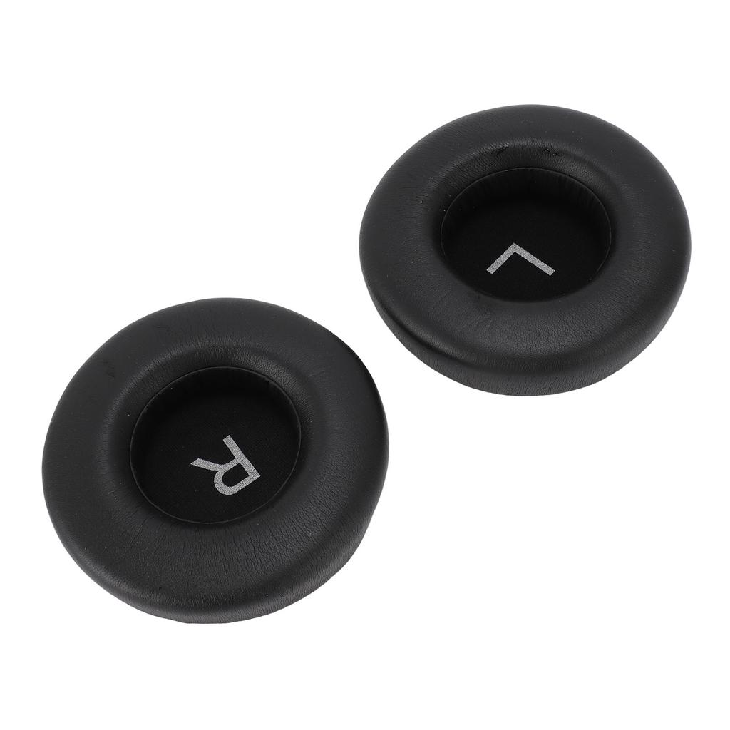 1 Pair Headset Ear Pads PU Leather Soft Sponge Thick Flexible Smoothing Ear Cushions for Headset Repair Replacement