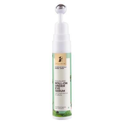 Pilgrim Squalane Under Eye Roll On Cream For Dark Circles Wrinkles Puffy Eyes All Skin Types 15 Ml Unisex Care