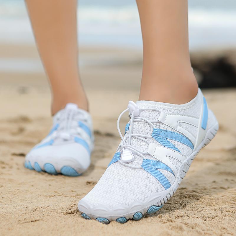 Beach Wading Sneakers Aqua Shoes for Women Men Barefoot Water Sports Shoes Outdoor River Trekking Wading Shoes Anti-slip