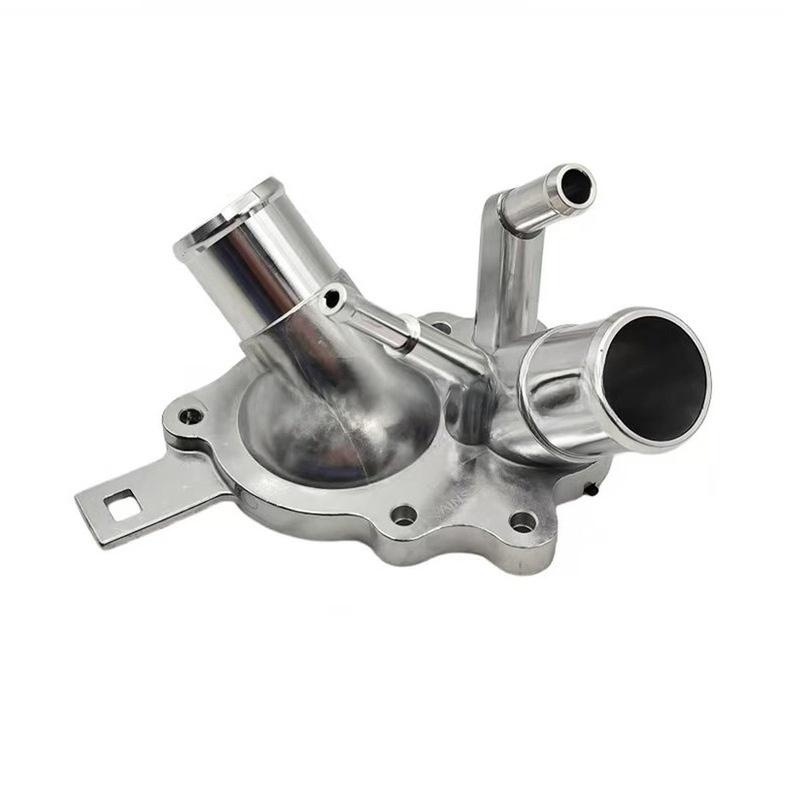 Aluminum Engine Coolant Thermostat Housing For Infiniti QX56 2011 2013 For QX80 2014 2016 OE 11060 1LA0A Silver