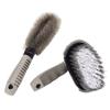 Automobile Cleaning Brush Short Handle Tire Brush Soft Fur Automobile Wheel Brush Automobile Truck Motorcycle Alloy Wheel Brush