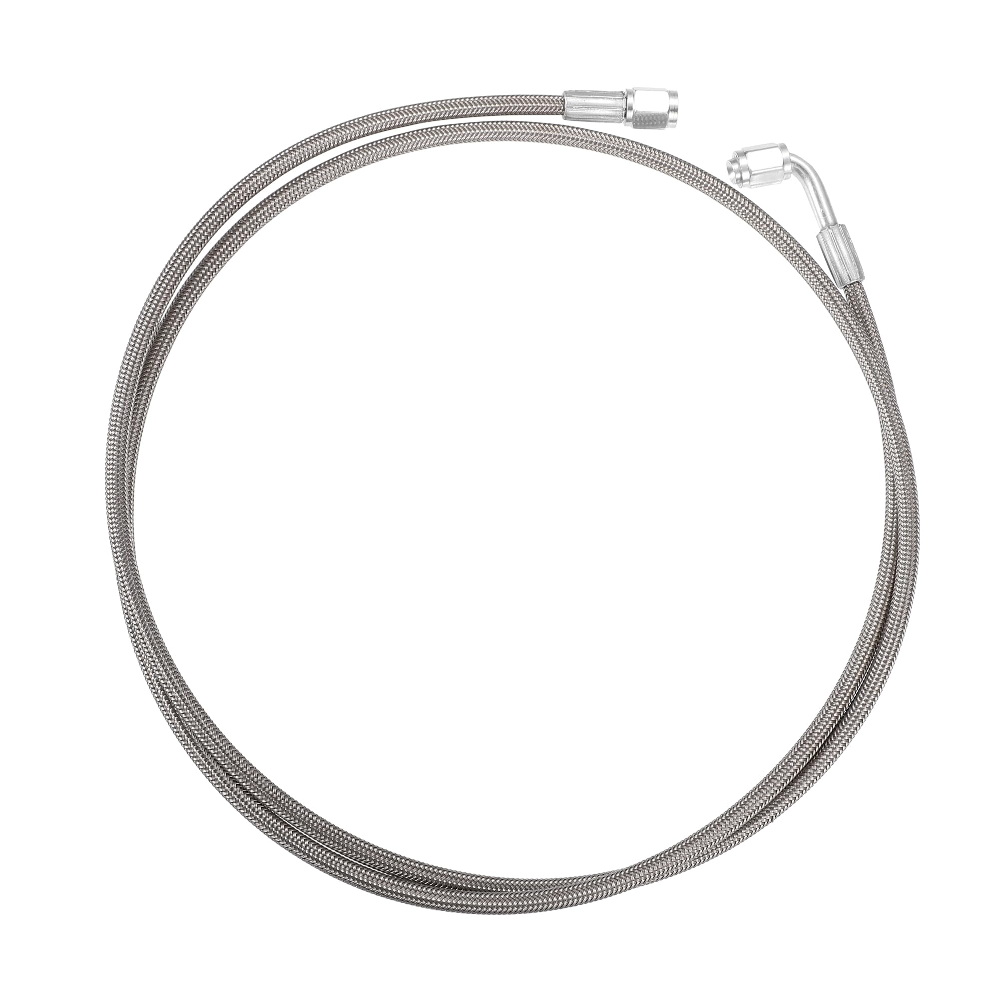 

A ABSOPRO AN3 Braided Steel Turbo Refueling Line 90 Degree-Straight 142.2cm серебряный