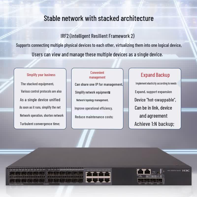 H3C S5500V2-30F-El Enterprise Core Switch
