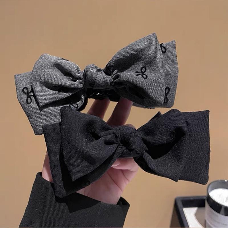 1 Stück Retro Schleifenspange Elegant Hoher Pferdeschwanz Clip Süßer Dutt Haarclip Süßer Hochsteckfrisur Clip Kopfschmuck