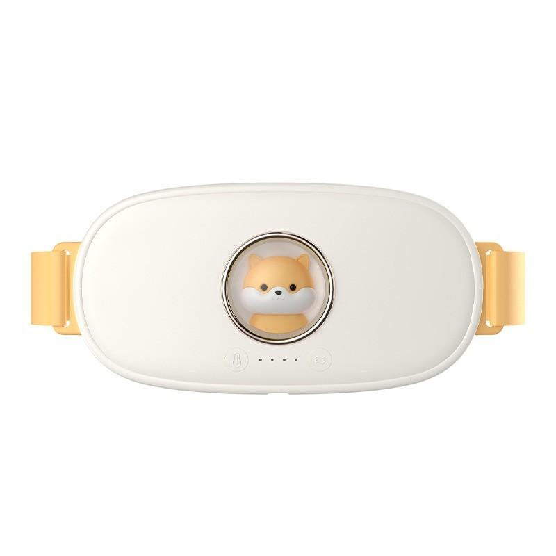Portable Waist Hot Compression Electric Massager Menstrual Pain Relief Waist Heating Pad Menstrual Warm Uterus Belt белый