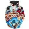 Hanorac cu Glugă Bărbați Modă Dragonball cu Imprimeu 3D Super Anime Ultra Instinct Super Saiyan Goku Mânecă Lungă Hanorac Ball Z